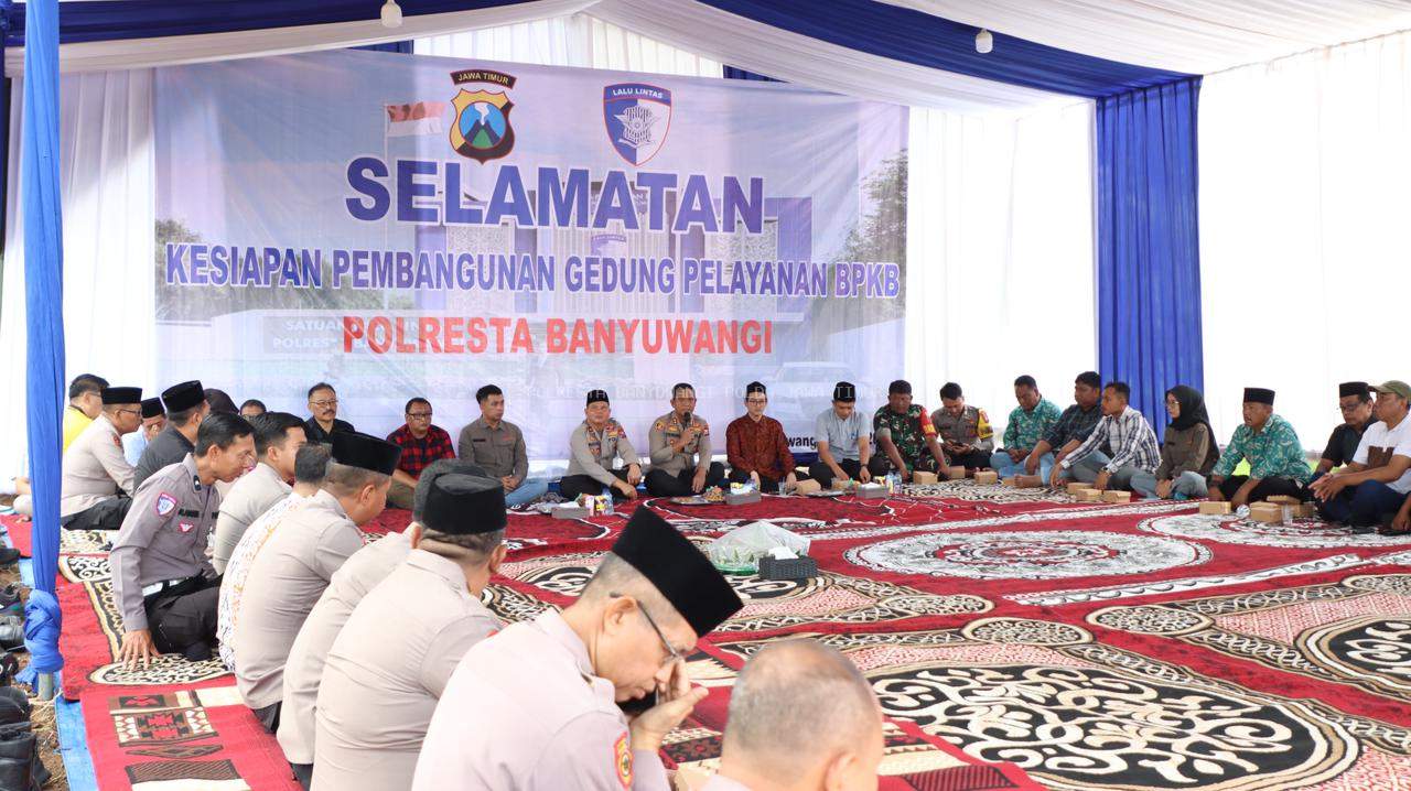 Inovasi Pelayanan Tanpa Henti! Polresta Banyuwangi Mulai Bangun Pusat Layanan BPKB yang Lebih Representatif